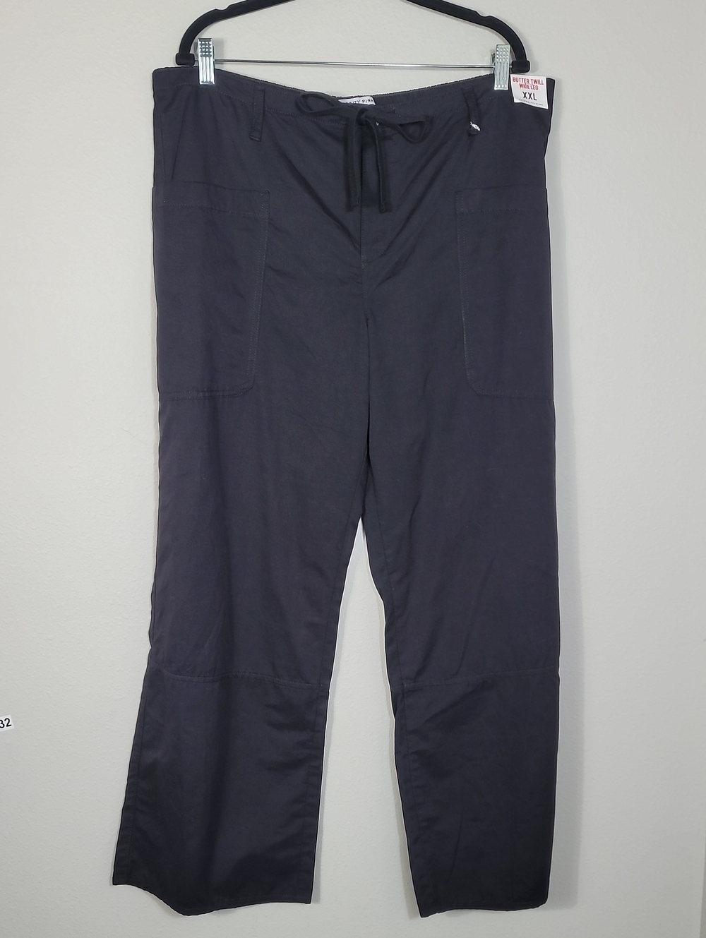 NWT Celebrity Pink Butter Twill Wide Leg Pants Size XXL 2XL Black Utility Casual